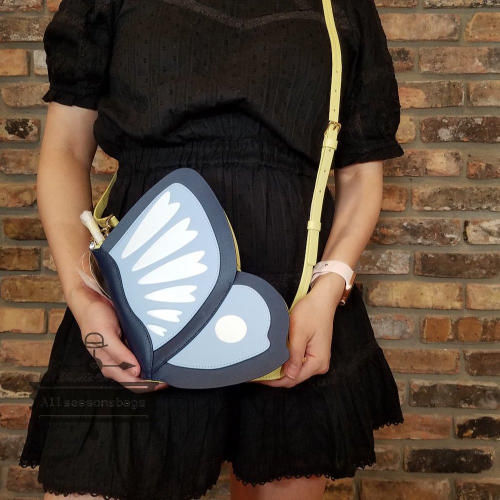 Kate Spade BONNIE Butterfly Crossbody Blue Multi